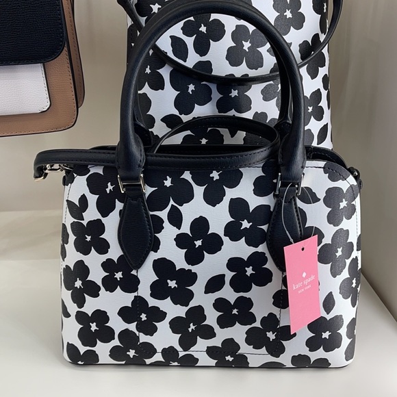 Kate Spade darcy graphic blooms small satchel - Picture 9 of 12